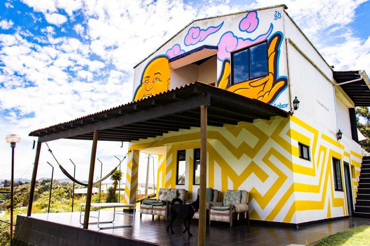 Happy Buddha Hostel & Lodge Guatapé Exterior foto